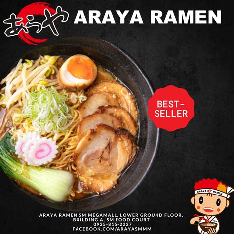 ARAYA RAMEN at Food Court, SM Megamall .